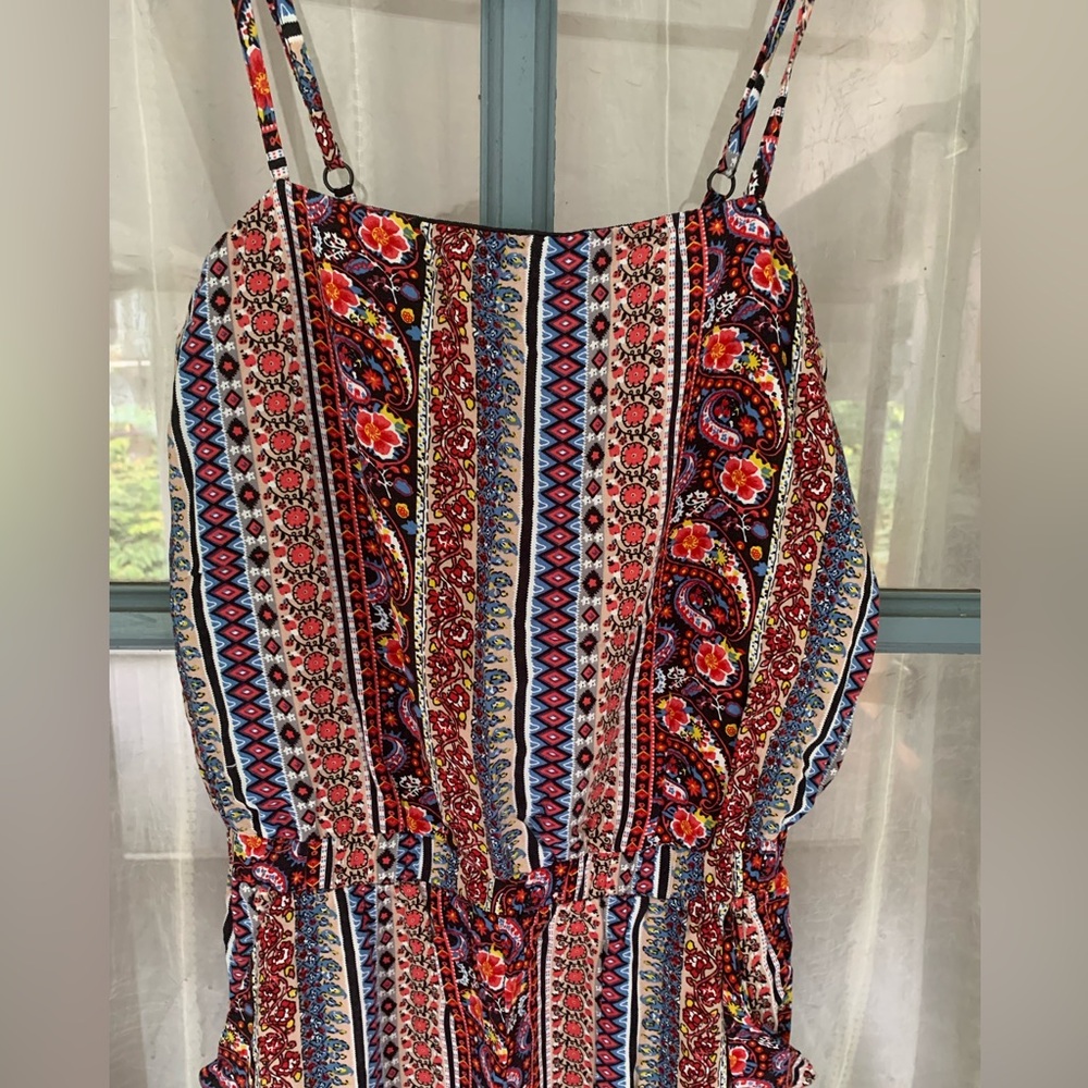 SALE! 😎 Sans Souci Vibrant Patterned Jumpsuit Size XS - Picture 6 of 14